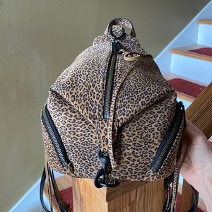 Rebecca Minkoff leopard backpack